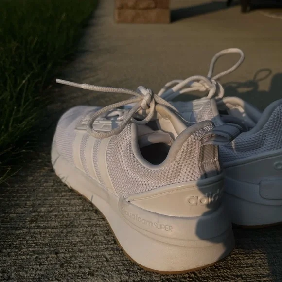 White Adidas Sneakers - Picture 5 of 8